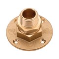 Home Improvement 0.5 in. Male Brass Termination Flange HO155285